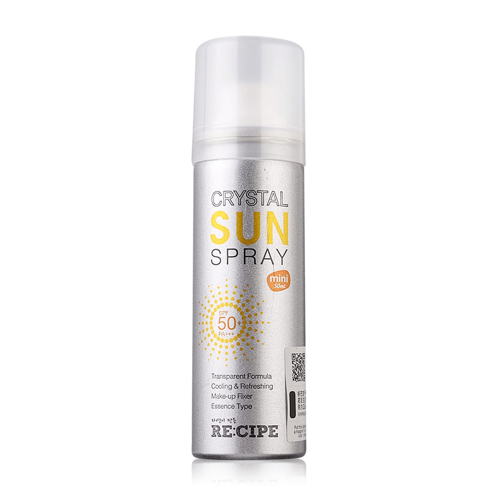 สเปรย์กันแดด Recipe Crystal Sun Spray SPF50+ PA+++