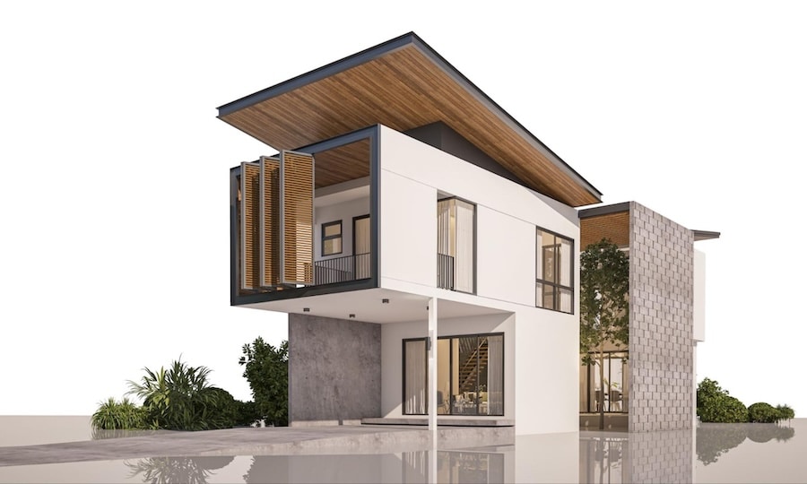 แบบบ้าน 2 ชั้น การออกแบบ